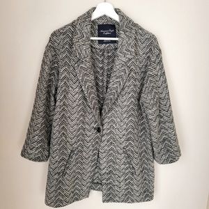 American Eagle Oversized Knit Sweater Blaze